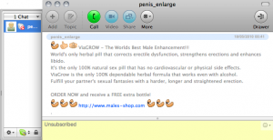 Bad Social Media Marketing A Skype Spam Message